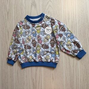Little Britches Boutique Labubu Toddler Bamboo Sweatshirt Size 2T Limited NEW